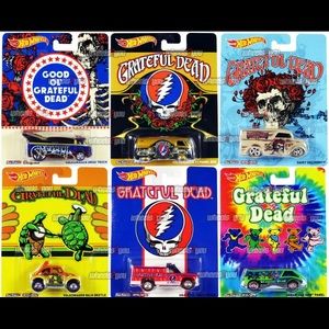 Limited Edition Grateful Dead Hot Wheels Set (6)
